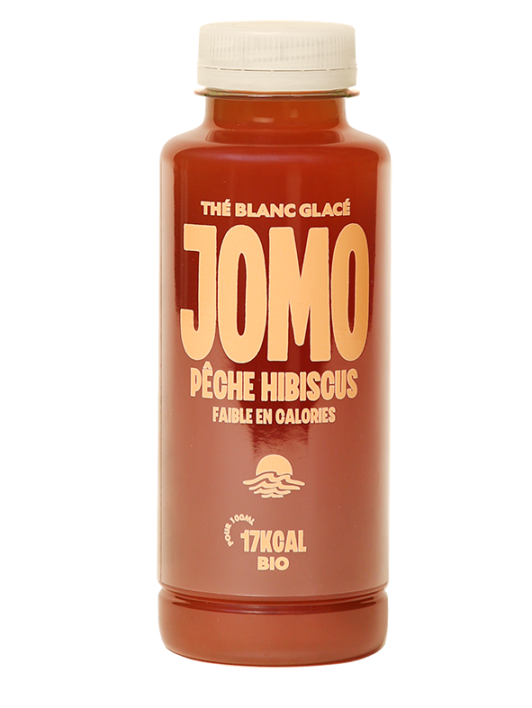 JOMO thé blanc pêche hibiscus